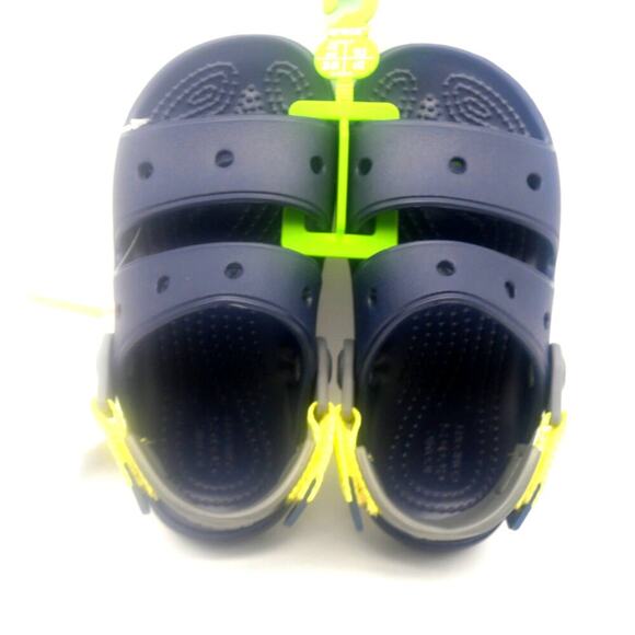 NEW Crocs All Terrain Sandals Shoes Toddler Little Boys 12 C12 Blue - Picture 3 of 8